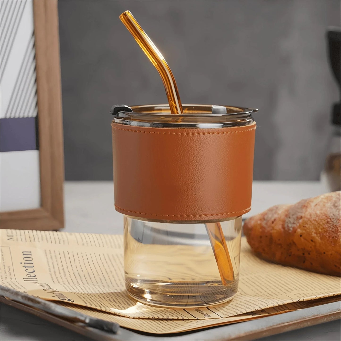 400ml Transparent Glass Coffee Mug