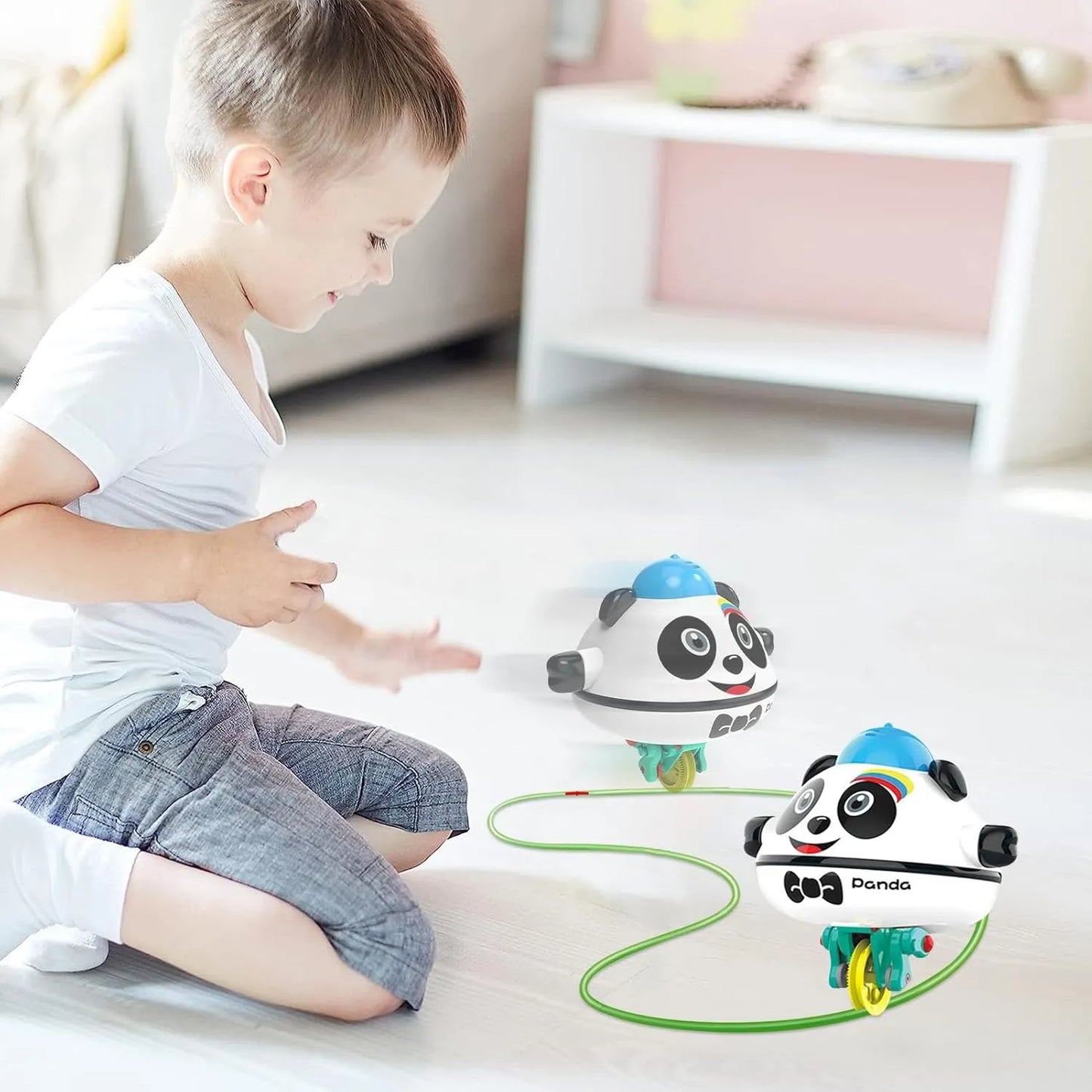 Cycling Panda Toy