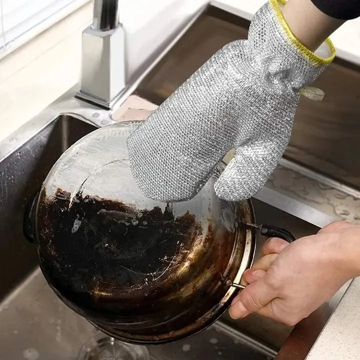 Steel Wire Dishwashing Gloves (Pair)