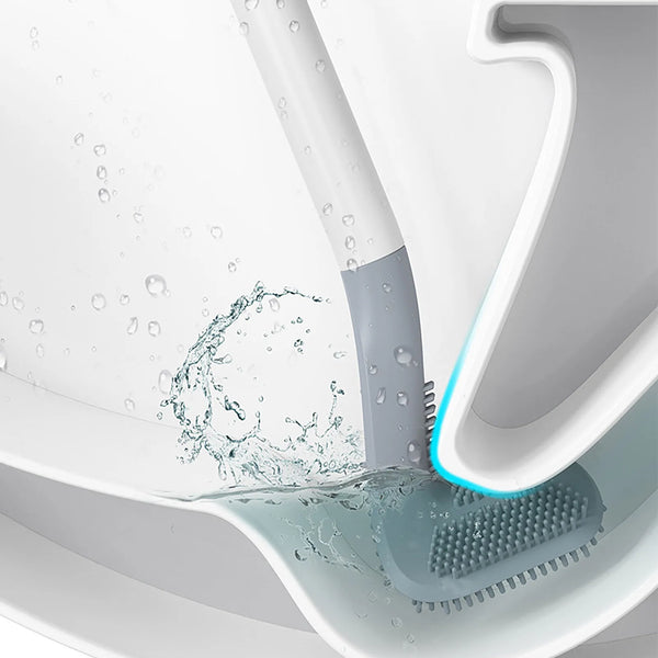 silicone toilet cleaning Brush